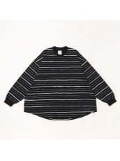 画像2: S.F.C - Stripes For Creative / エスエフシー / SUPER BIG MIX SIDE STRIPES LS TEE  (2)