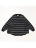 画像2: S.F.C - Stripes For Creative / エスエフシー / SUPER BIG MIX SIDE STRIPES LS TEE 