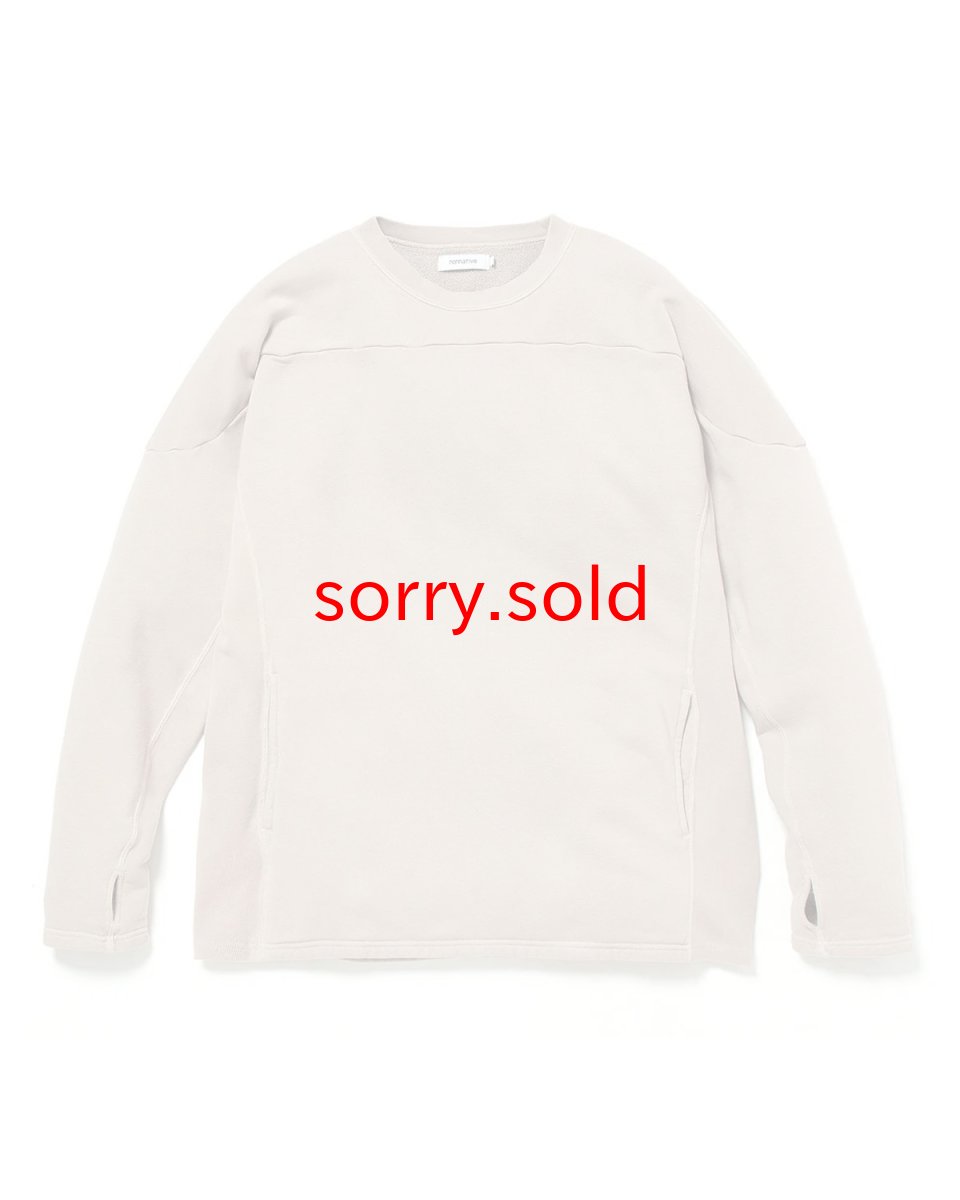 画像1: nonnative / ノンネイティブ / COACH CREW PULLOVER COTTON SWEAT OVERDYED (1)