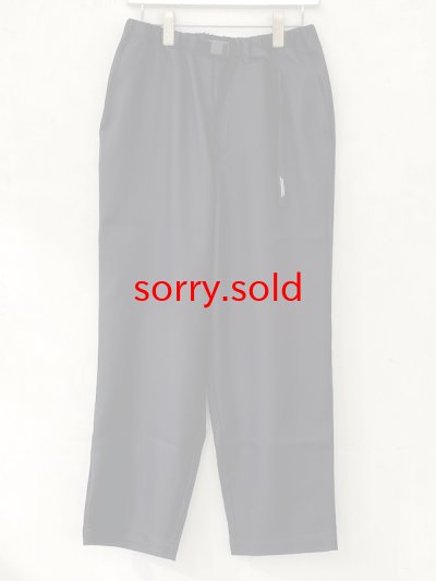 画像1: DESCENDANT / ディセンダント / CLASP WEBBING TROUSERS