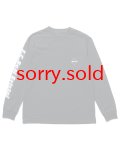 F．C．REAL BRISTOL / BLURRED LOGO L/S TEAM POCKET TEE