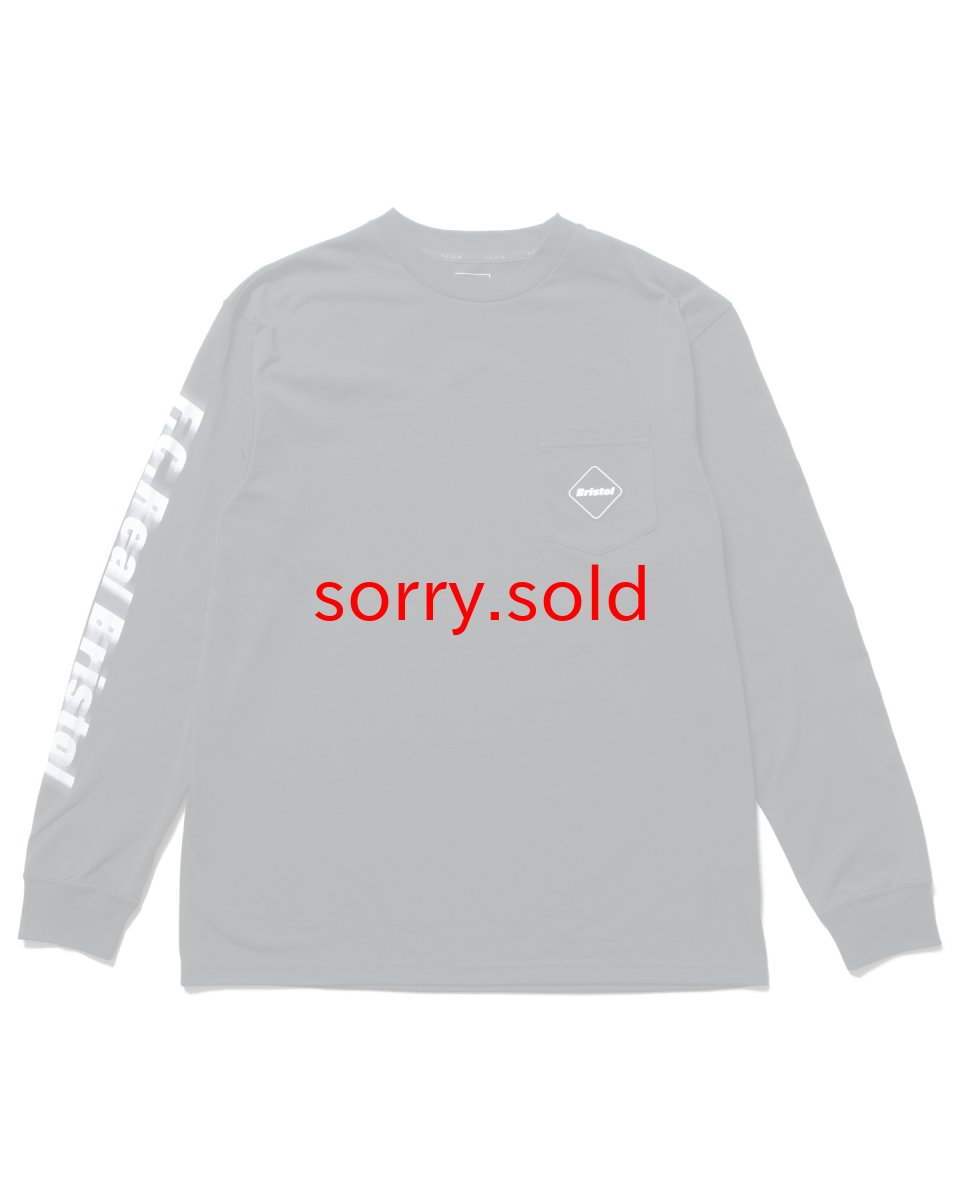 画像1: F．C．REAL BRISTOL / BLURRED LOGO L/S TEAM POCKET TEE (1)