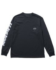 画像1: F．C．REAL BRISTOL / BLURRED LOGO L/S TEAM POCKET TEE (1)