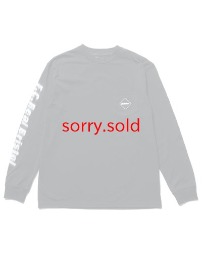 画像1: F．C．REAL BRISTOL / BLURRED LOGO L/S TEAM POCKET TEE