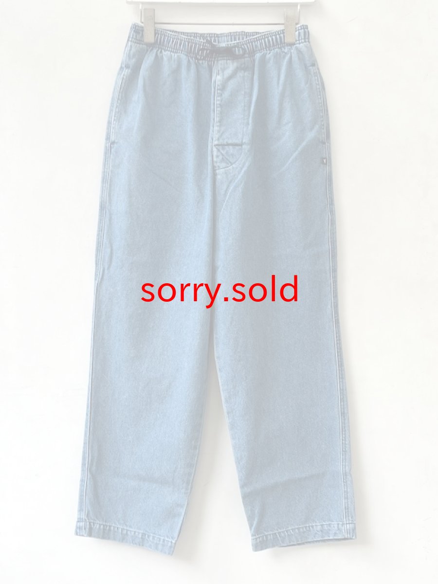 画像1: DESCENDANT / ディセンダント / SHORE DENIM BEACH TROUSERS (1)