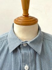 画像4: DESCENDANT / ディセンダント / MINE HICKORY STRIPE LS SHIRT (4)