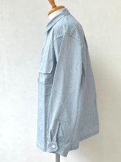 画像2: DESCENDANT / ディセンダント / MINE HICKORY STRIPE LS SHIRT (2)