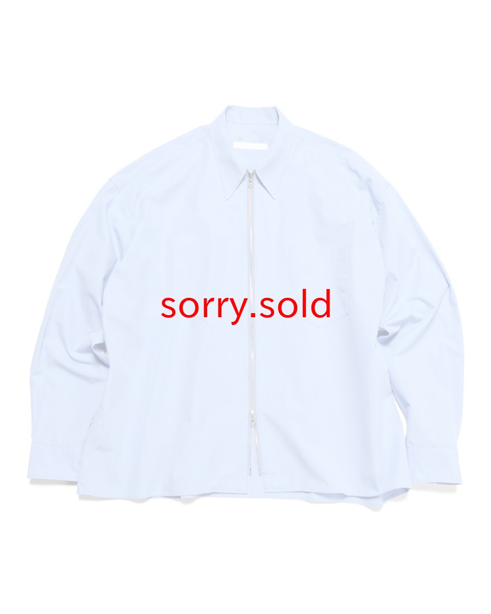 画像1: SOPHNET. / ソフネット / ORGANIC COTTON ZIP SHIRT (1)