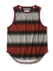 画像1: SALE White Mountaineering / ホワイトマウンテニアリング / GRADIENT STRIPE SLEEVELESS T-SHIRT (1)