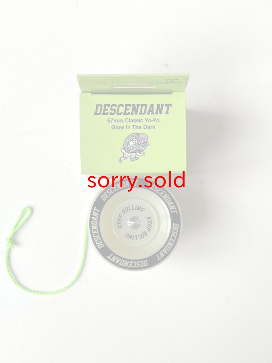 画像1: DESCENDANT / ディセンダント / KEEP ROLLING 57mm Classic Yo-Yo TYPE-X (1)