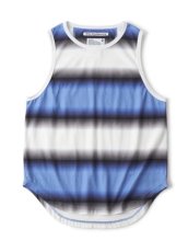 画像2: SALE White Mountaineering / ホワイトマウンテニアリング / GRADIENT STRIPE SLEEVELESS T-SHIRT (2)