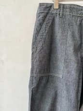 画像6: DESCENDANT / ディセンダント / BAKER CHAMBRAY TROUSERS (6)