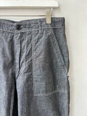 画像3: DESCENDANT / ディセンダント / BAKER CHAMBRAY TROUSERS (3)