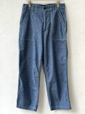 画像7: DESCENDANT / ディセンダント / BAKER CHAMBRAY TROUSERS (7)