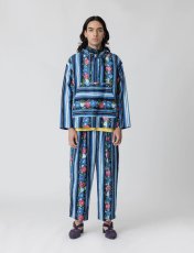 画像6: SALE Sasquatchfabrix. / サスクワァッチファブリックス / EASY PANTS “MEXICAN FLOWER STRIPE” (6)