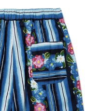 画像4: SALE Sasquatchfabrix. / サスクワァッチファブリックス / EASY PANTS “MEXICAN FLOWER STRIPE” (4)