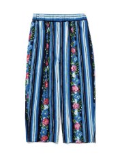 画像1: SALE Sasquatchfabrix. / サスクワァッチファブリックス / EASY PANTS “MEXICAN FLOWER STRIPE” (1)