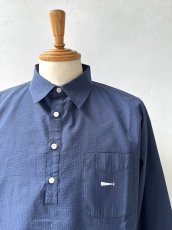 画像4: DESCENDANT / ディセンダント / VOIL PULLOVER LS STRIPE SHIRT (4)