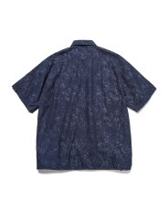画像2: SALE uniform experiment / INDIGO PRINT S/S FISHING SHIRT (2)