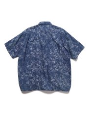 画像7: SALE uniform experiment / INDIGO PRINT S/S FISHING SHIRT (7)