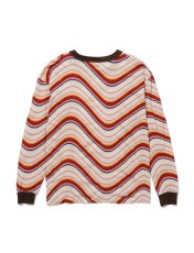 画像2: SALE Sasquatchfabrix. / サスクワァッチファブリックス / L/S T-SHIRT “PSYCHEDELIC BORDER” (2)