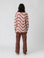 画像6: SALE Sasquatchfabrix. / サスクワァッチファブリックス / L/S T-SHIRT “PSYCHEDELIC BORDER” (6)