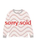 SALE Sasquatchfabrix. / サスクワァッチファブリックス / L/S T-SHIRT “PSYCHEDELIC BORDER”