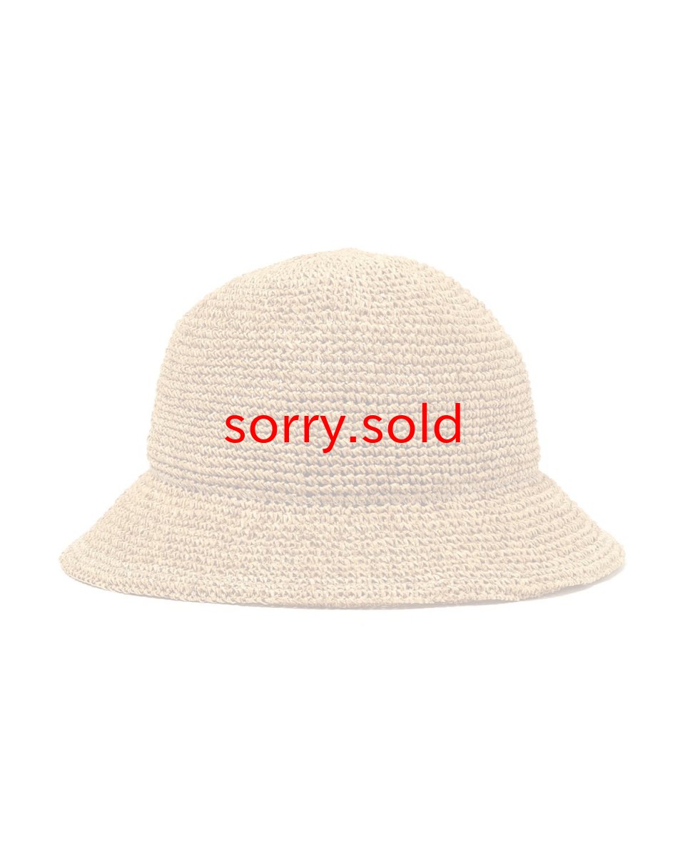 画像1: nonnative / ノンネイティブ / FARMER HAT PAPER BRAID (1)
