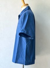 画像2: DESCENDANT / ディセンダント / S WIND OPEN COLLAR SS SHIRT PIGMENT DYE (2)