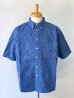 画像1: DESCENDANT / ディセンダント / DISTRIBUTION PATCHWORK SS SHIRT PIGMENT DYE (1)