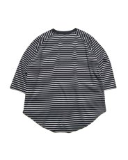 画像2: SOPHNET. / ソフネット / SUPIMA COTTON RAGLAN 3/4 WIDE TEE (2)