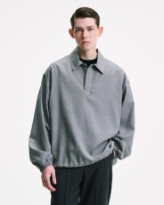 画像5: SOPHNET. / ソフネット / WASHABLE SUMMER WOOL POLO SHIRT (5)