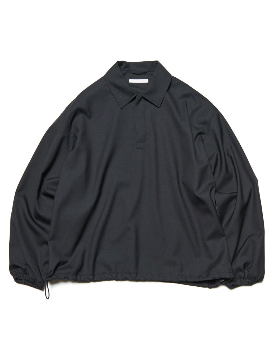 画像1: SOPHNET. / ソフネット / WASHABLE SUMMER WOOL POLO SHIRT (1)