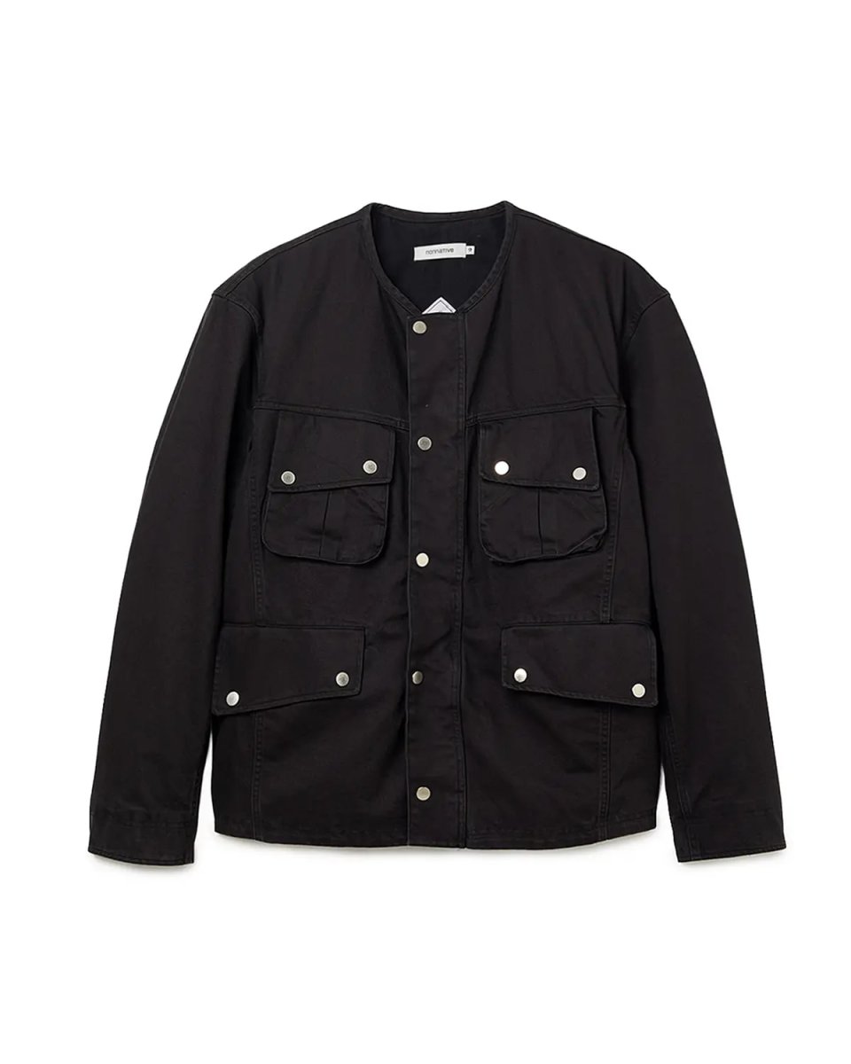 画像1: nonnative / ノンネイティブ /  RIDER JACKET COTTON DRILL PIGMENT DYE WITH WINDSTOPPER® (1)