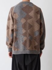 画像3: White Mountaineering / ホワイトマウンテニアリング / INTARSIA KNIT PULLOVER (3)