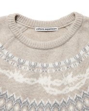 画像9: uniform experiment / ENTANGLED NORDIC SWEATER (9)