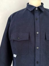 画像5: DESCENDANT / ディセンダント / CPO MELTON LS SHIRT (5)