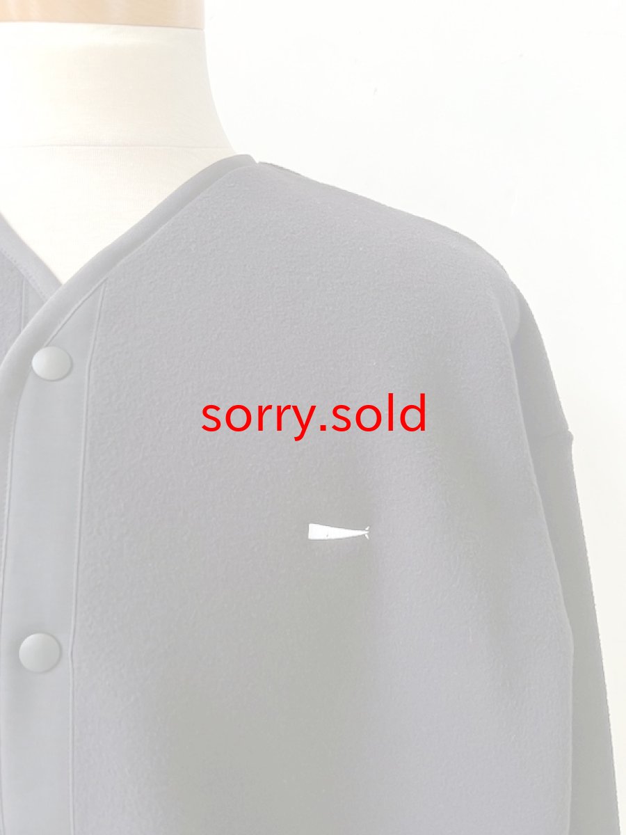 画像5: DESCENDANT / ディセンダント / KNOT FLEECE CARDIGAN (5)