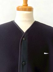 画像4: DESCENDANT / ディセンダント / KNOT FLEECE CARDIGAN (4)