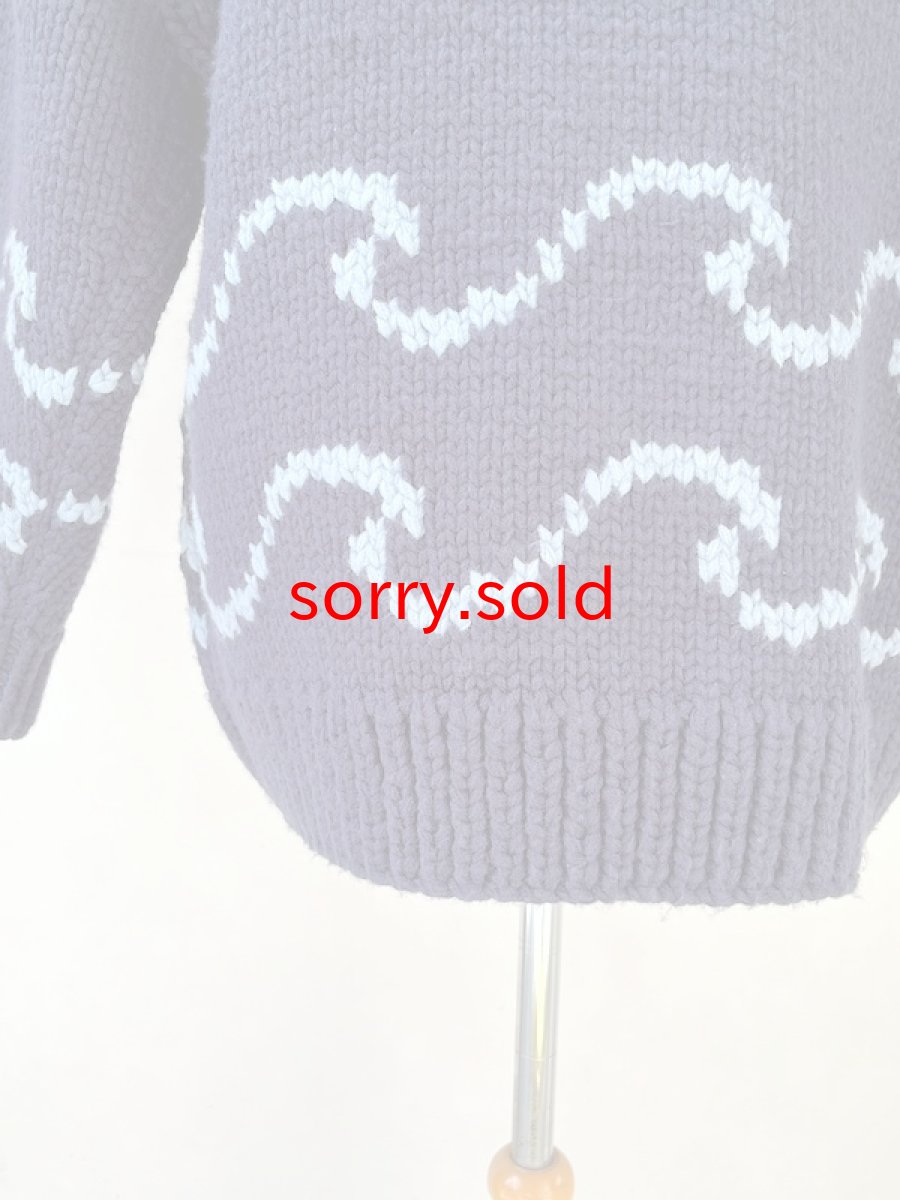 画像7: DESCENDANT / ディセンダント / CACHALOT COWICHAN SWEATER (7)