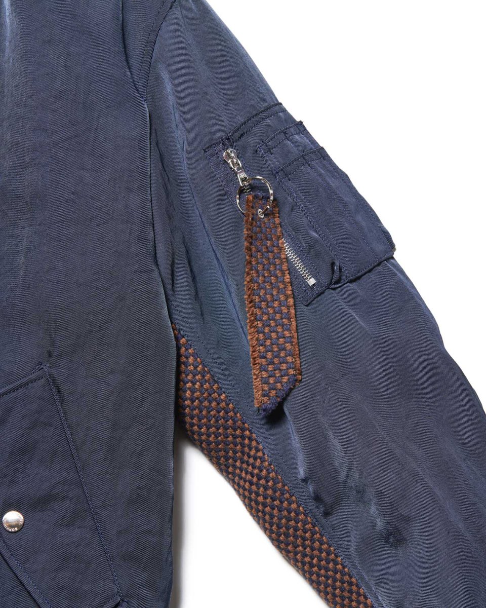 画像4: SOPHNET. / ソフネット / FLIGHT JACKET / Kvadrat Sisu (4)