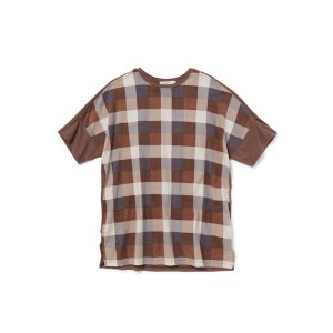 画像: SALE 70%OFF nonnative / ノンネイティブ /  CLERK TEE S/S COTTON NEL BLOCK CHECK PRINT WITH COTTON JERSEY