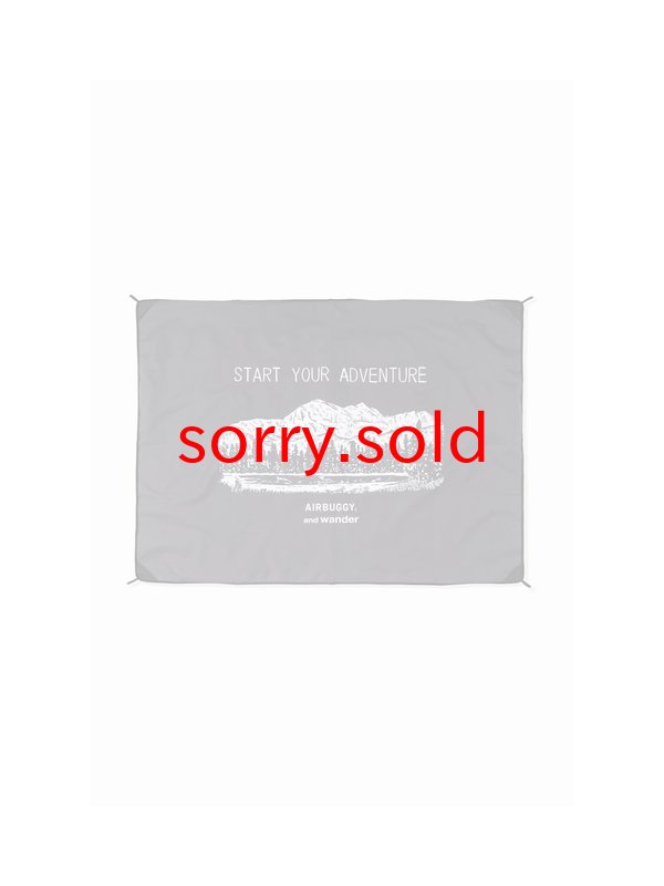 画像1: SALE and wander / アンドワンダー / AIR BUGGY × and wander GROUND SHEET