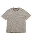 画像1: nonnative / ノンネイティブ / CLERK S/S TEE C/L PIQUE BORDER