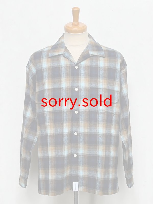 画像1: DESCENDANT / ディセンダント / MILPITAS PLAID LS SHIRT