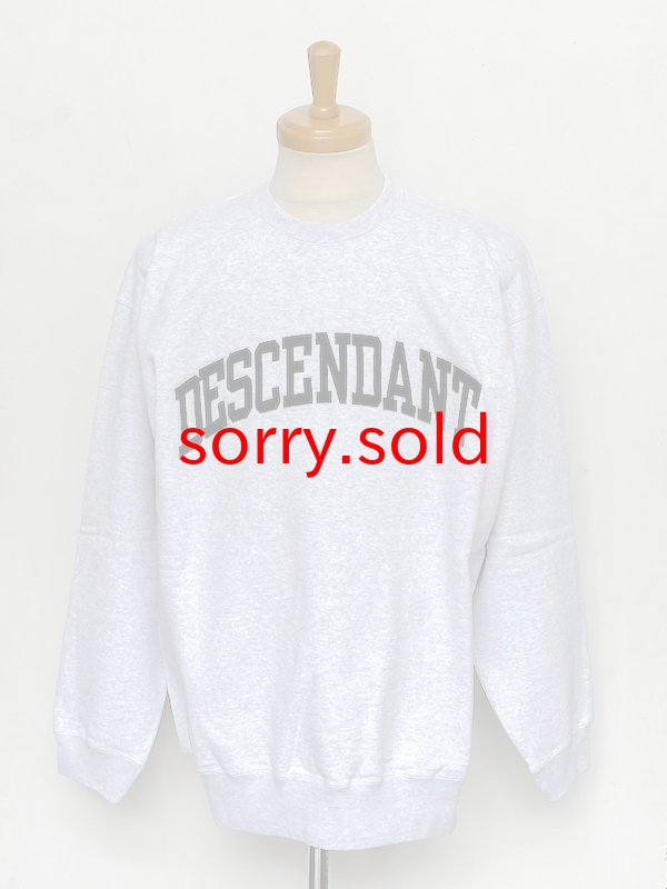 画像1: DESCENDANT / ディセンダント / TEAM CREW NECK