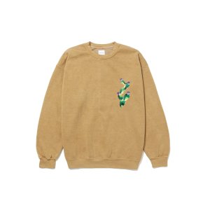 画像: Sasquatchfabrix. / サスクワァッチファブリックス / OVER DYE SWEATSHIRT"MEXICAN HOUSE"