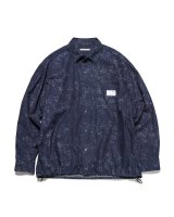 画像: uniform experiment / INDIGO PRINT DRAWCORD SHIRT