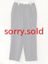 画像: DESCENDANT / ディセンダント / CLASP WEBBING TROUSERS