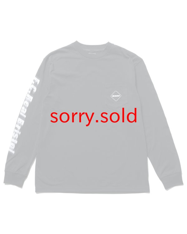画像1: F．C．REAL BRISTOL / BLURRED LOGO L/S TEAM POCKET TEE